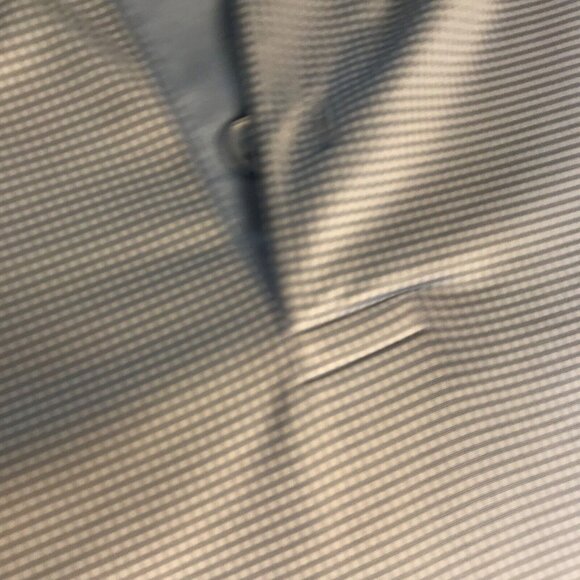 Mens Callaway Golf Short Sleeve Polo Shirt Light Blue Check Opti Dri Sz XL Light - Picture 3 of 11